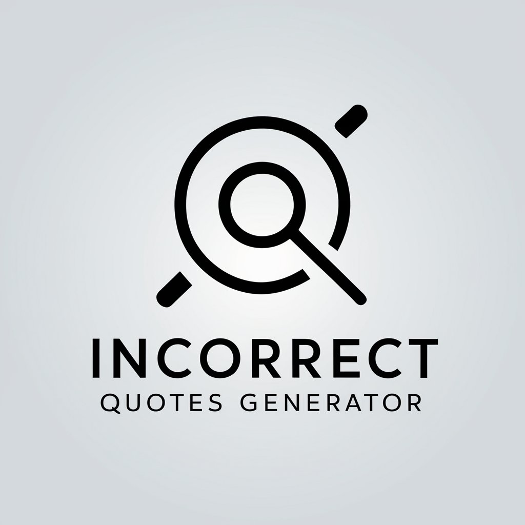 Incorrect Quotes Generator image